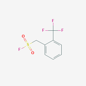 [2-(Trifluoromethyl)phenyl]methanesulfonyl fluoride