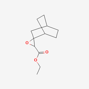 Ethyl spiro[bicyclo[2.2.2]octane-2,2'-oxirane]-3'-carboxylate