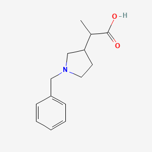 2-(1-Benzylpyrrolidin-3-YL)propanoic acid