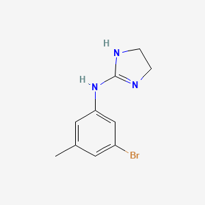 N-(3-bromo-5-methylphenyl)-4,5-dihydro-1H-imidazol-2-amine