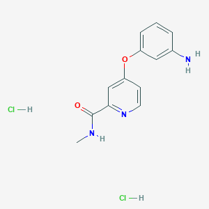 4-(3-aminophenoxy)-N-methylpyridine-2-carboxamide dihydrochloride