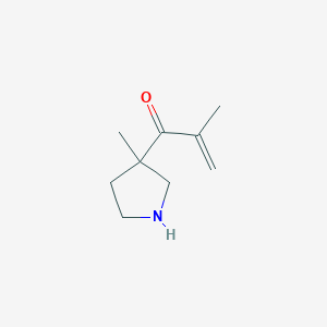 2-Methyl-1-(3-methylpyrrolidin-3-yl)prop-2-en-1-one