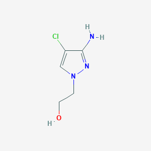 2-(3-amino-4-chloro-1H-pyrazol-1-yl)ethan-1-ol