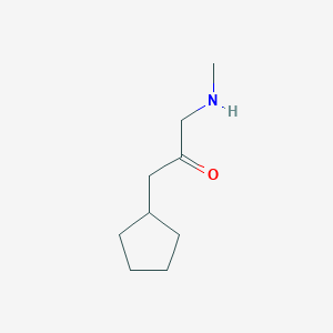 1-Cyclopentyl-3-(methylamino)propan-2-one