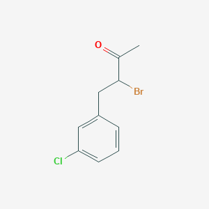 3-bromo-4-(3-chlorophenyl)-2-Butanone