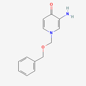 3-Amino-1-[(benzyloxy)methyl]-1,4-dihydropyridin-4-one