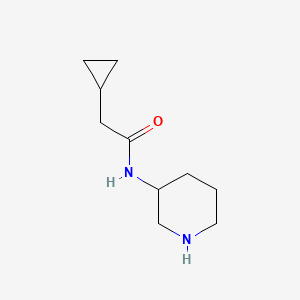 2-cyclopropyl-N-(piperidin-3-yl)acetamide