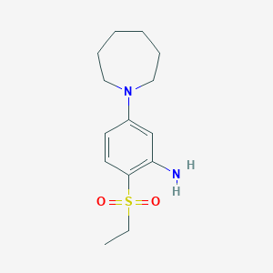 5-(1-Azepanyl)-2-(ethylsulfonyl)aniline