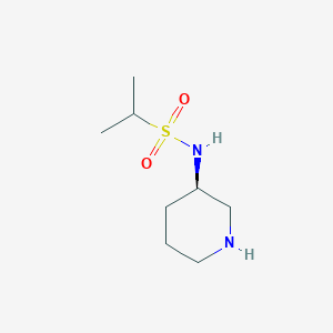 N-[(3R)-piperidin-3-yl]propane-2-sulfonamide