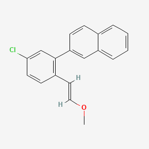 2-(5-Chloro-2-(2-methoxyvinyl)phenyl)naphthalene