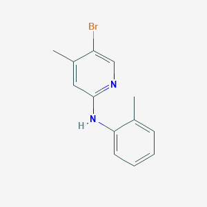 molecular formula C13H13BrN2 B1525311 5-Bromo-4-methyl-N-(2-methylphenyl)-2-pyridinamine CAS No. 1220038-20-9