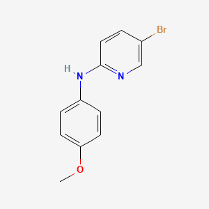 molecular formula C12H11BrN2O B1525312 5-Bromo-N-(4-methoxyphenyl)-2-pyridinamine CAS No. 1220020-51-8