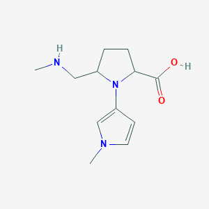 1-(1-Methyl-1H-pyrrol-3-yl)-5-[(methylamino)methyl]pyrrolidine-2-carboxylic acid