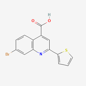 7-Bromo-2-thien-2-ylquinoline-4-carboxylic acid