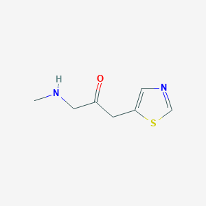 1-(Methylamino)-3-(1,3-thiazol-5-yl)propan-2-one