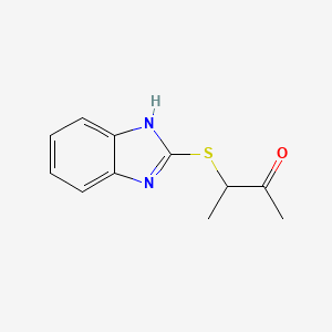 3-(1H-1,3-Benzodiazol-2-ylsulfanyl)butan-2-one