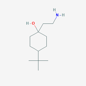 1-(2-Aminoethyl)-4-tert-butylcyclohexan-1-OL