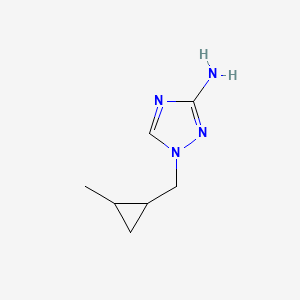 1-[(2-Methylcyclopropyl)methyl]-1H-1,2,4-triazol-3-amine