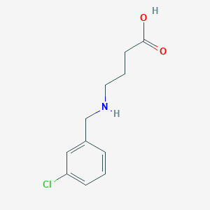 4-[(3-Chlorobenzyl)amino]butanoic acid