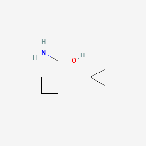 1-[1-(Aminomethyl)cyclobutyl]-1-cyclopropylethan-1-ol