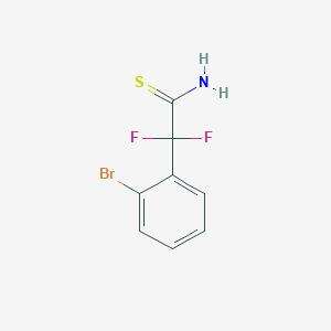 2-(2-Bromophenyl)-2,2-difluoroethanethioamide