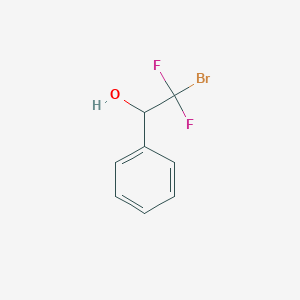 molecular formula C8H7BrF2O B1525330 2-Bromo-2,2-difluoro-1-phenylethanol CAS No. 74492-28-7