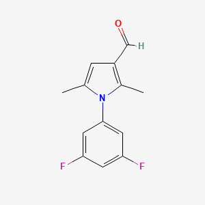 1-(3,5-difluorophenyl)-2,5-dimethyl-1H-pyrrole-3-carbaldehyde