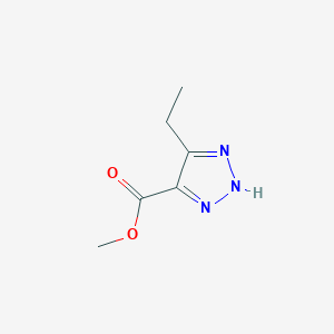 Methyl 5-ethyl-1H-1,2,3-triazole-4-carboxylate