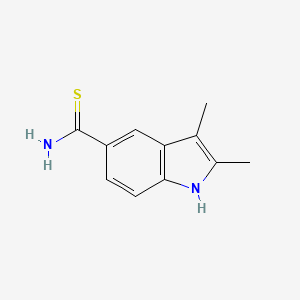 2,3-dimethyl-1H-indole-5-carbothioamide