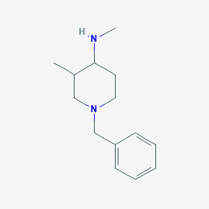 molecular formula C14H22N2 B1525333 1-苄基-N,3-二甲基哌啶-4-胺 CAS No. 1251242-34-8