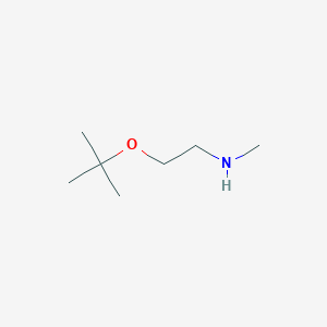 molecular formula C7H17NO B1525334 [2-(叔丁氧基)乙基](甲基)胺 CAS No. 1008119-69-4