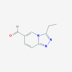 3-Ethyl-[1,2,4]triazolo[4,3-a]pyridine-6-carbaldehyde