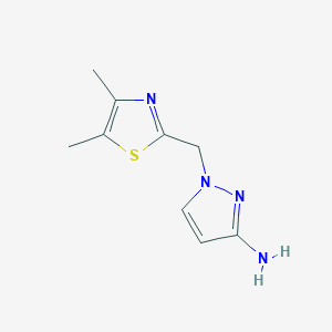 1-[(Dimethyl-1,3-thiazol-2-YL)methyl]-1H-pyrazol-3-amine