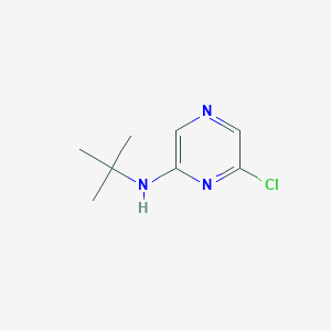 molecular formula C8H12ClN3 B1525340 N-(Tert-butyl)-6-chloro-2-pyrazinamine CAS No. 860301-21-9