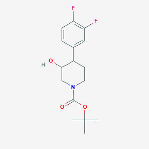 Tert-butyl 4-(3,4-difluorophenyl)-3-hydroxypiperidine-1-carboxylate