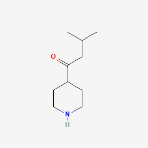 3-Methyl-1-(piperidin-4-yl)butan-1-one