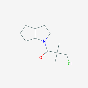 3-Chloro-2,2-dimethyl-1-{octahydrocyclopenta[b]pyrrol-1-yl}propan-1-one