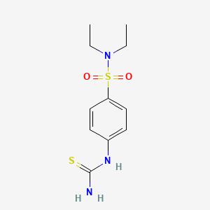 [4-(Diethylsulfamoyl)phenyl]thiourea