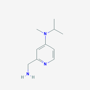 2-(Aminomethyl)-N-methyl-N-(propan-2-YL)pyridin-4-amine