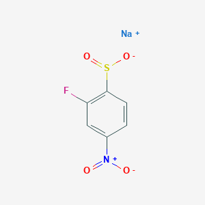 Sodium 2-fluoro-4-nitrobenzene-1-sulfinate