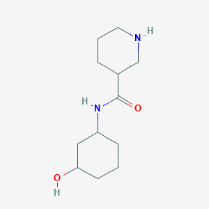 N-(3-hydroxycyclohexyl)piperidine-3-carboxamide