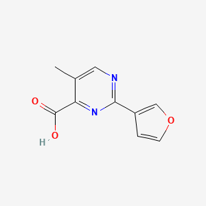 2-(Furan-3-yl)-5-methylpyrimidine-4-carboxylic acid