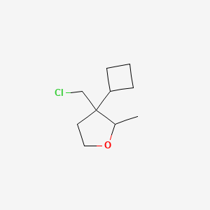 3-(Chloromethyl)-3-cyclobutyl-2-methyloxolane