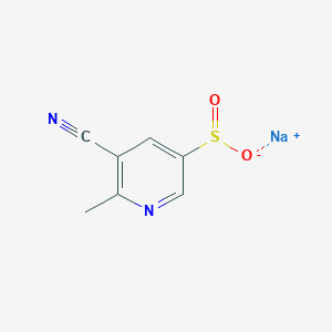 Sodium 5-cyano-6-methylpyridine-3-sulfinate