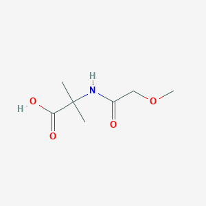 molecular formula C7H13NO4 B1525353 N-(methoxyacetyl)-2-methylalanine CAS No. 1220037-42-2