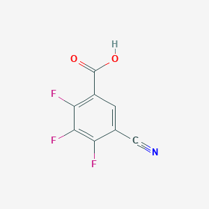 5-Cyano-2,3,4-trifluorobenzoic acid