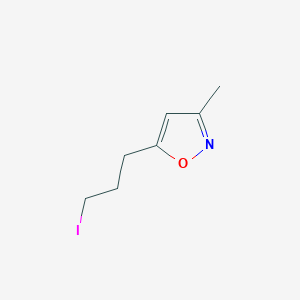 5-(3-Iodopropyl)-3-methyl-1,2-oxazole