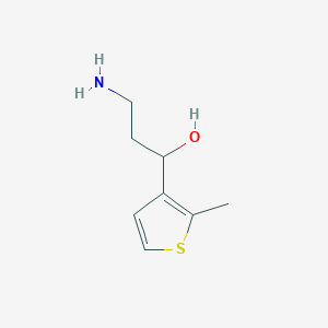 3-Amino-1-(2-methylthiophen-3-yl)propan-1-ol