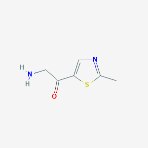 2-Amino-1-(2-methyl-1,3-thiazol-5-yl)ethan-1-one