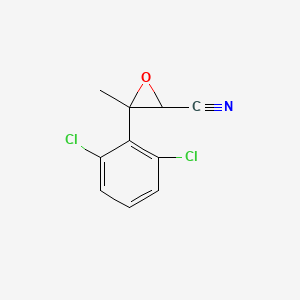 3-(2,6-Dichlorophenyl)-3-methyloxirane-2-carbonitrile